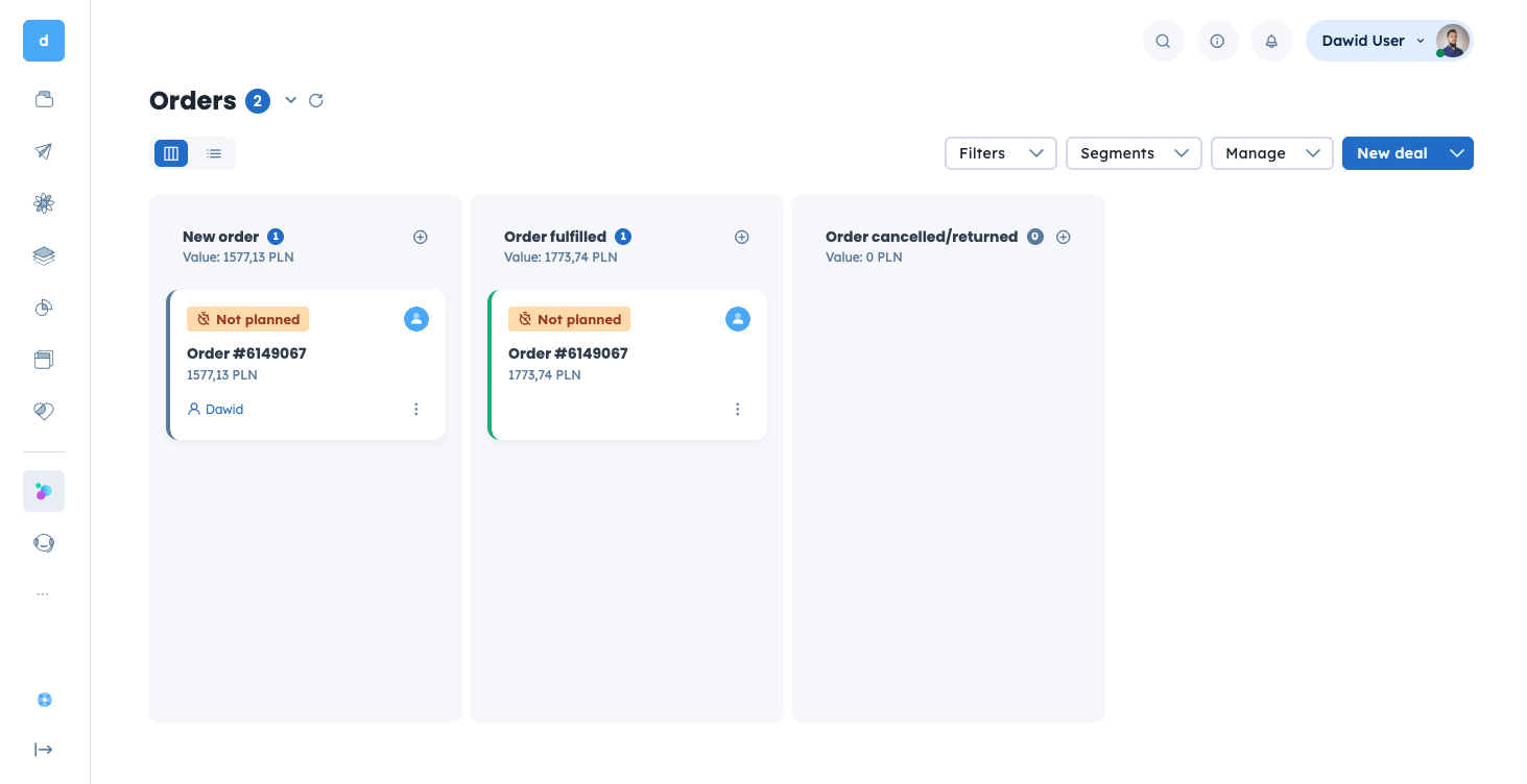 E-commerce unsubscribe